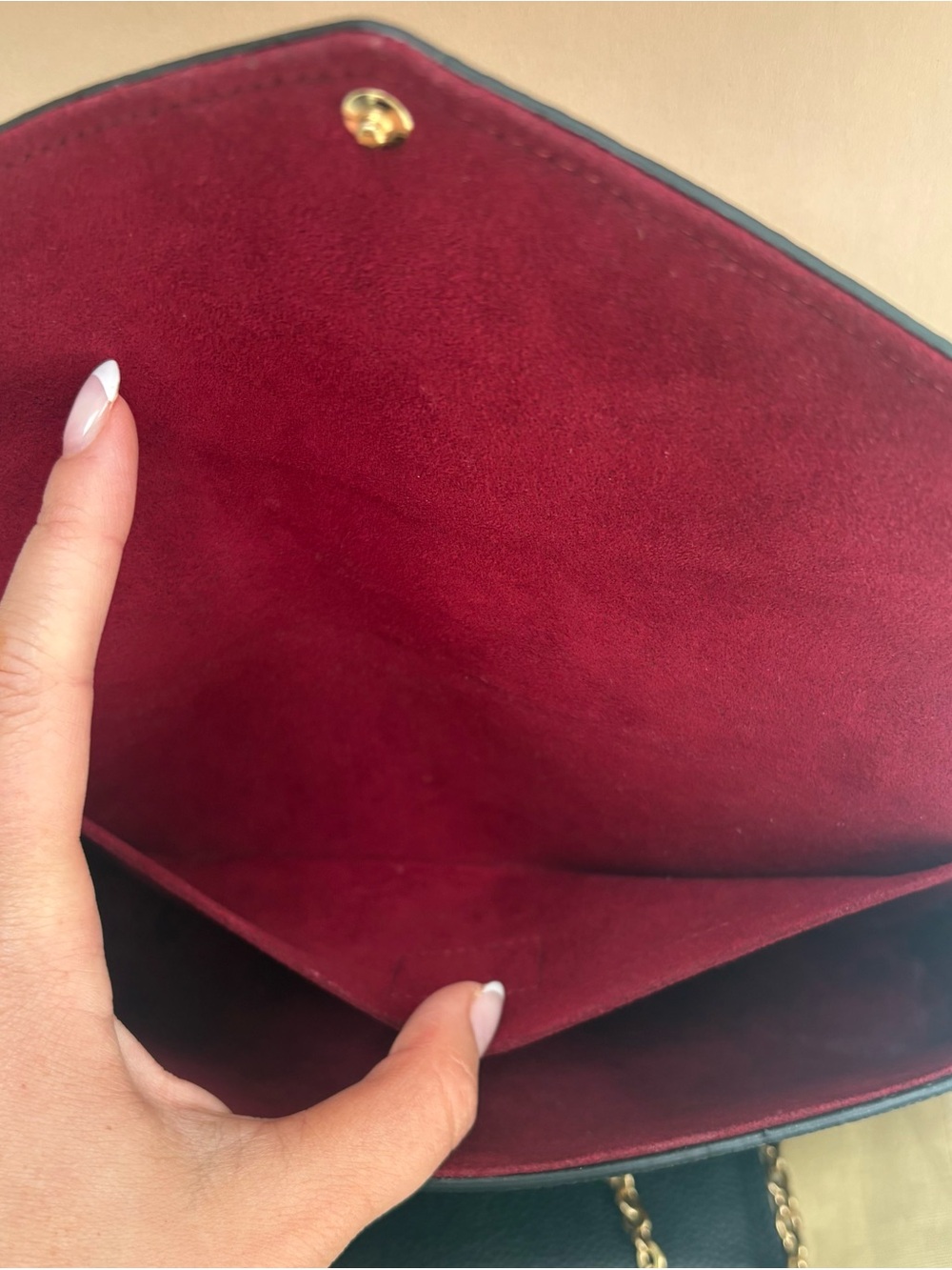 Authentic Louis Vuitton Monogram Pochette Félicie - Picture 10 of 16